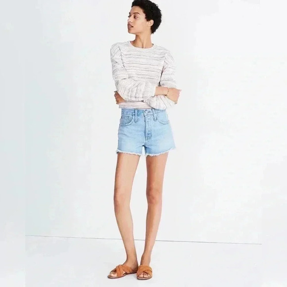Madewell Relaxed Denim Shorts New With Tag Size 27 - Picture 5 of 6